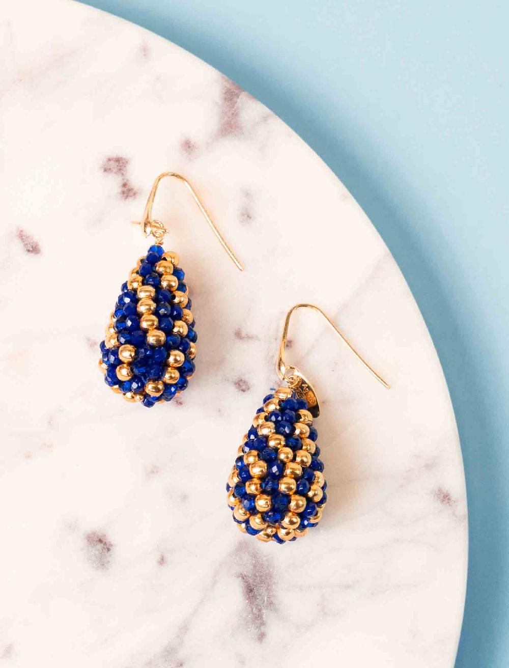 Lott. Gioielli Royal Blauwe Oorbellen Amy Cone S