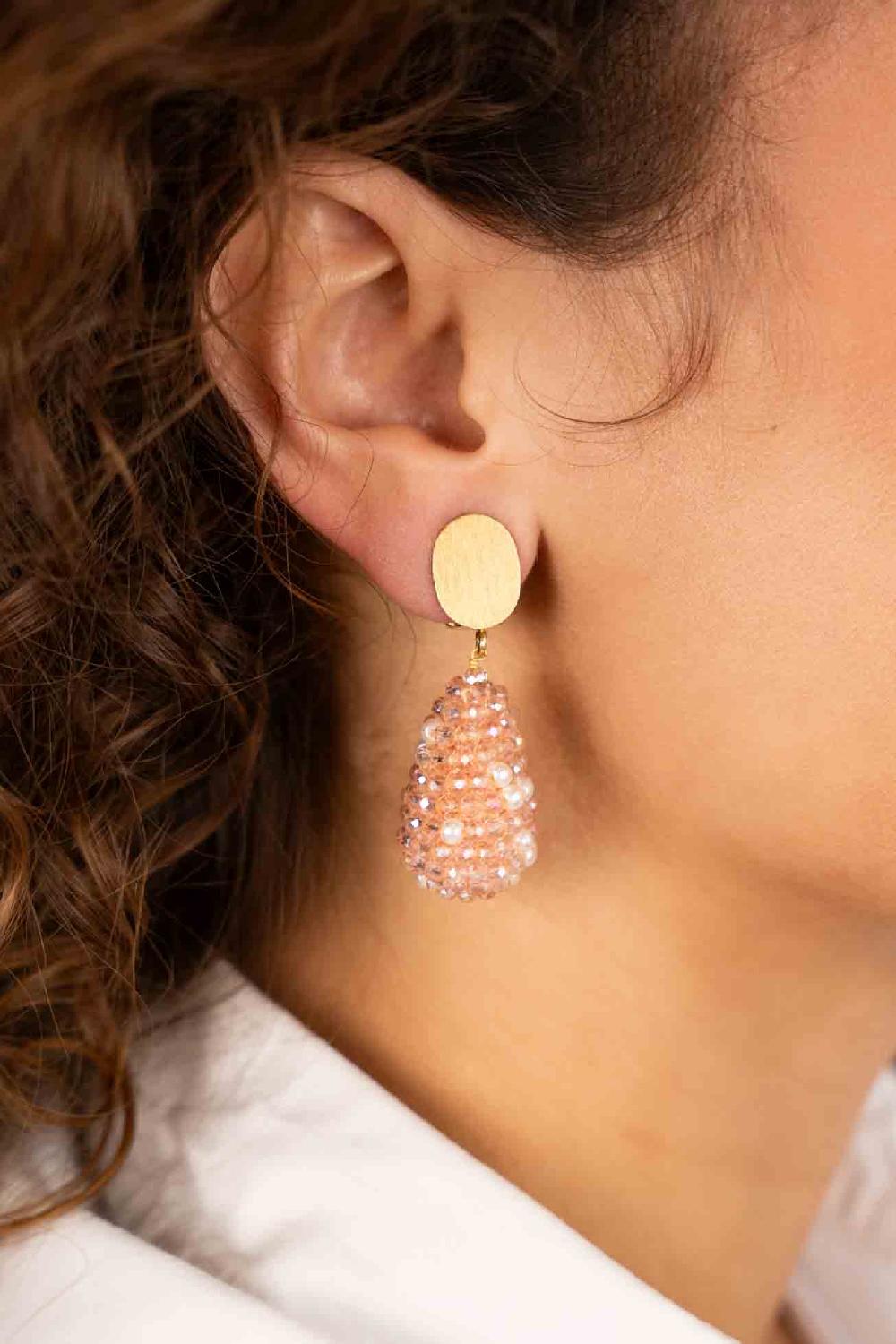 Lott. Gioielli Roze Oorbellen Amy Cone S Clip