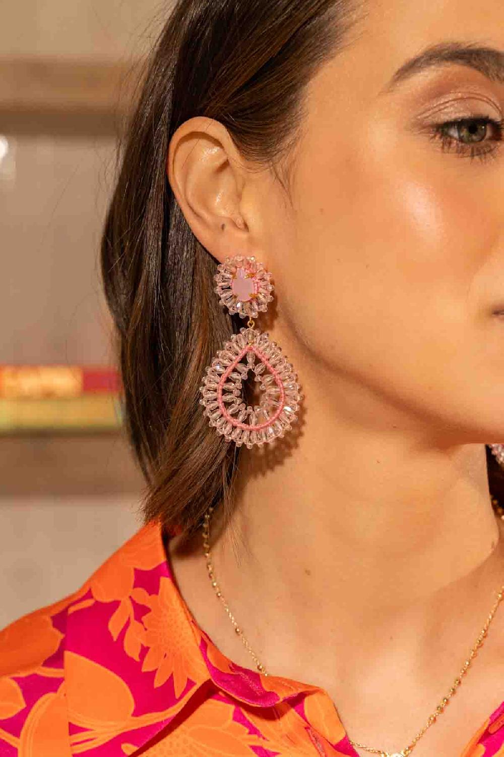 Lott. Gioielli Roze Oorbellen Apollo Druppel