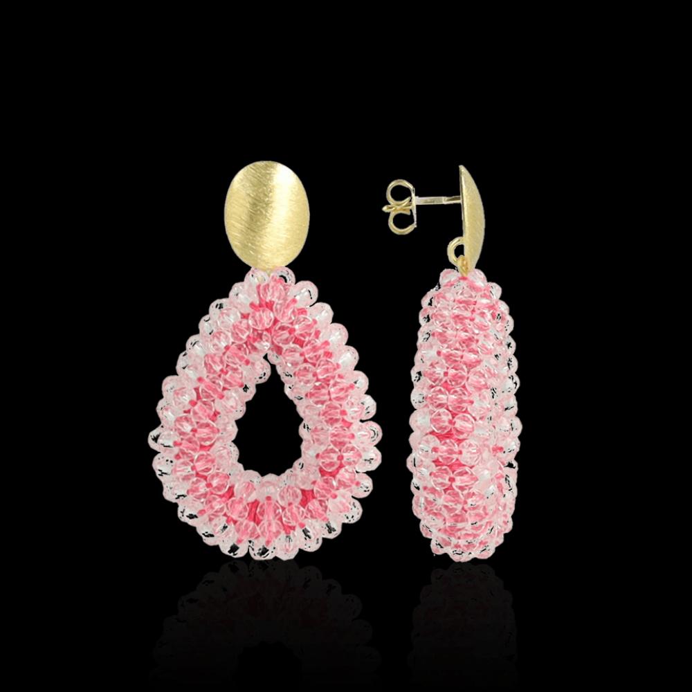 lott. gioielli Roze Oorbellen Berry Druppel S