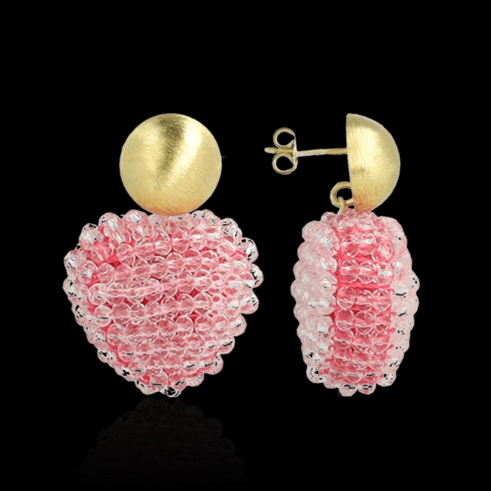 Lott. Gioielli Roze Oorbellen Carmen Hart