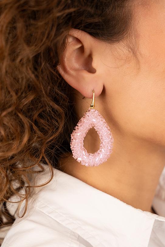 Lott. Gioielli Roze Oorbellen Marieke Druppel L Raw