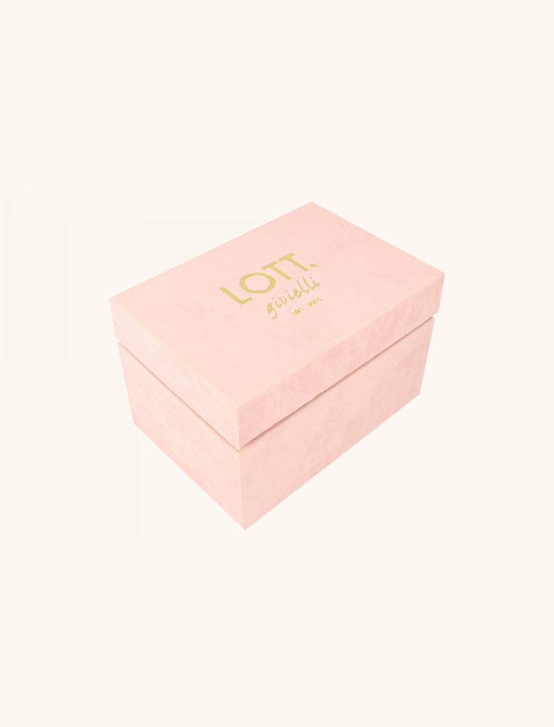 Lott. Gioielli Roze Velvet Sieradenbox 7 Paar - S