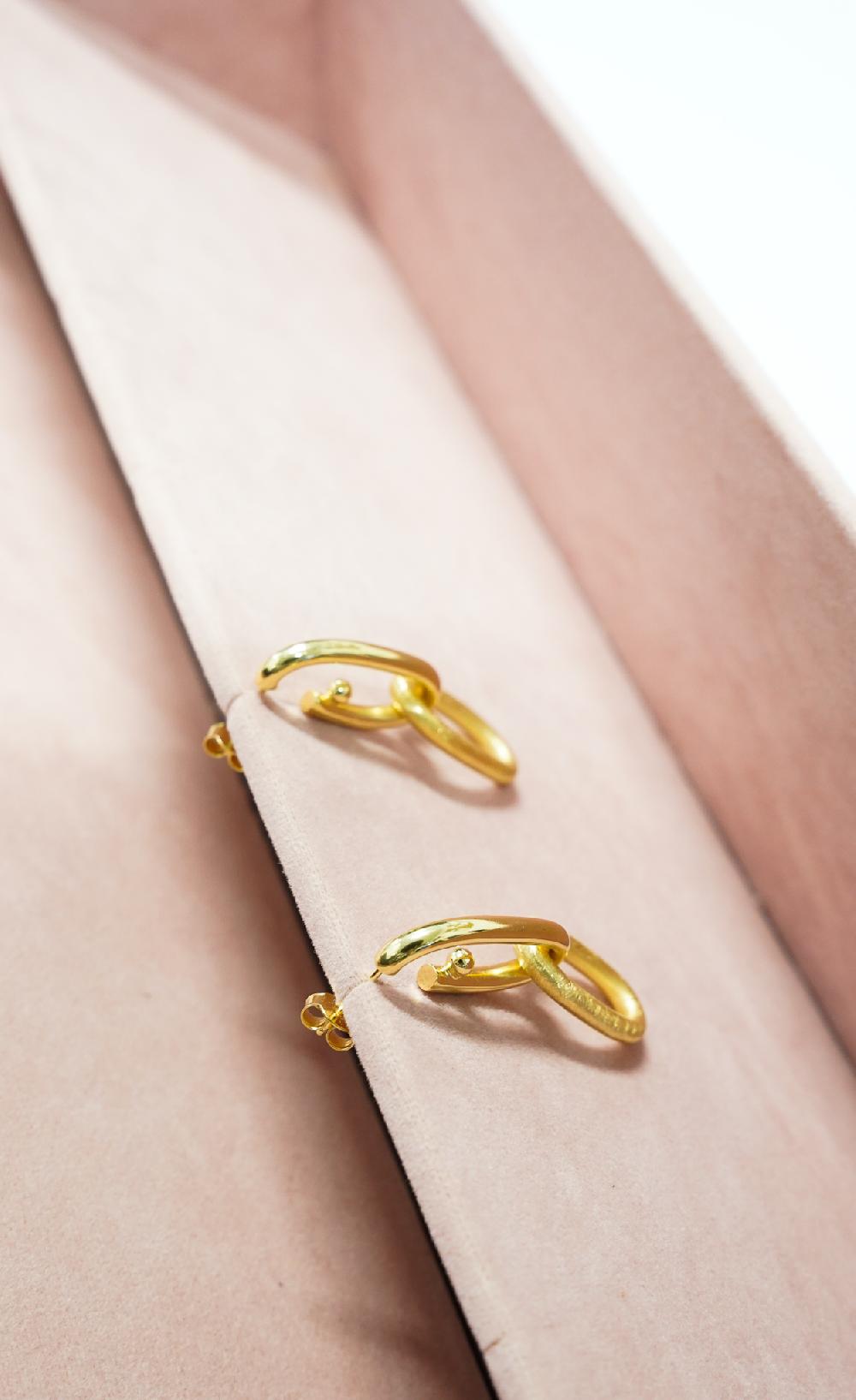 Lott. Gioielli Roze Velvet Sieradenbox 8 Paar - M