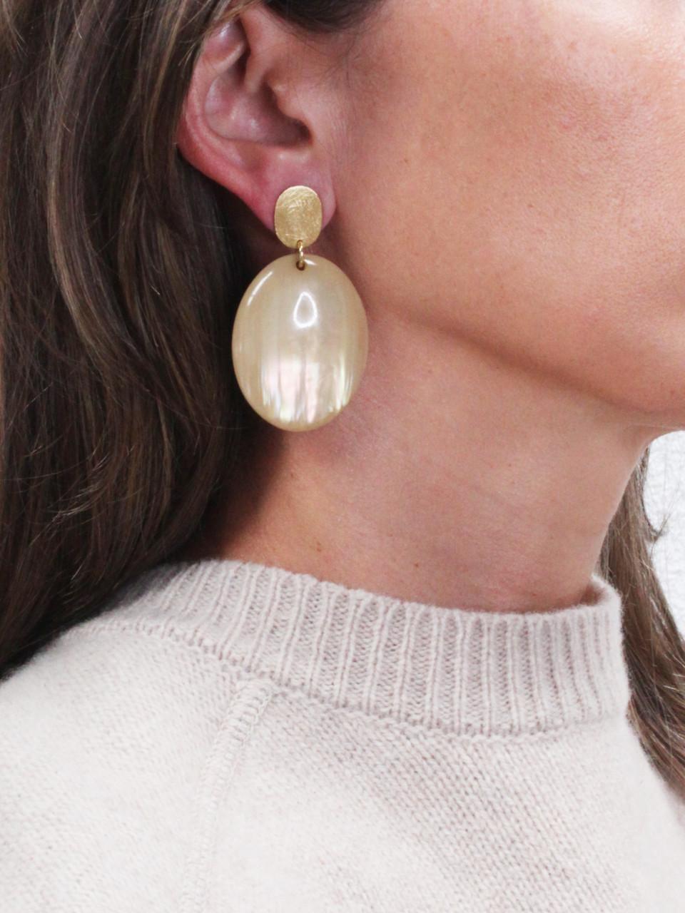 Lott. Gioielli Sand Oorbellen Sirius Ovaal