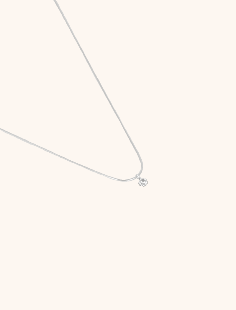 Lott. Gioielli Silver Ketting Mette Small Diamond