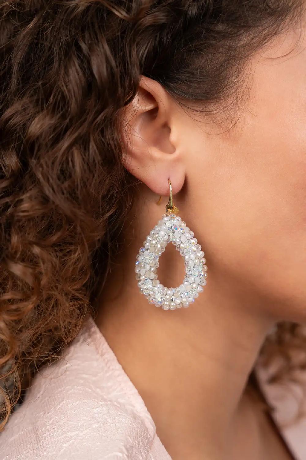 Lott. Gioielli Silver Mix Oorbellen Berry Drop L