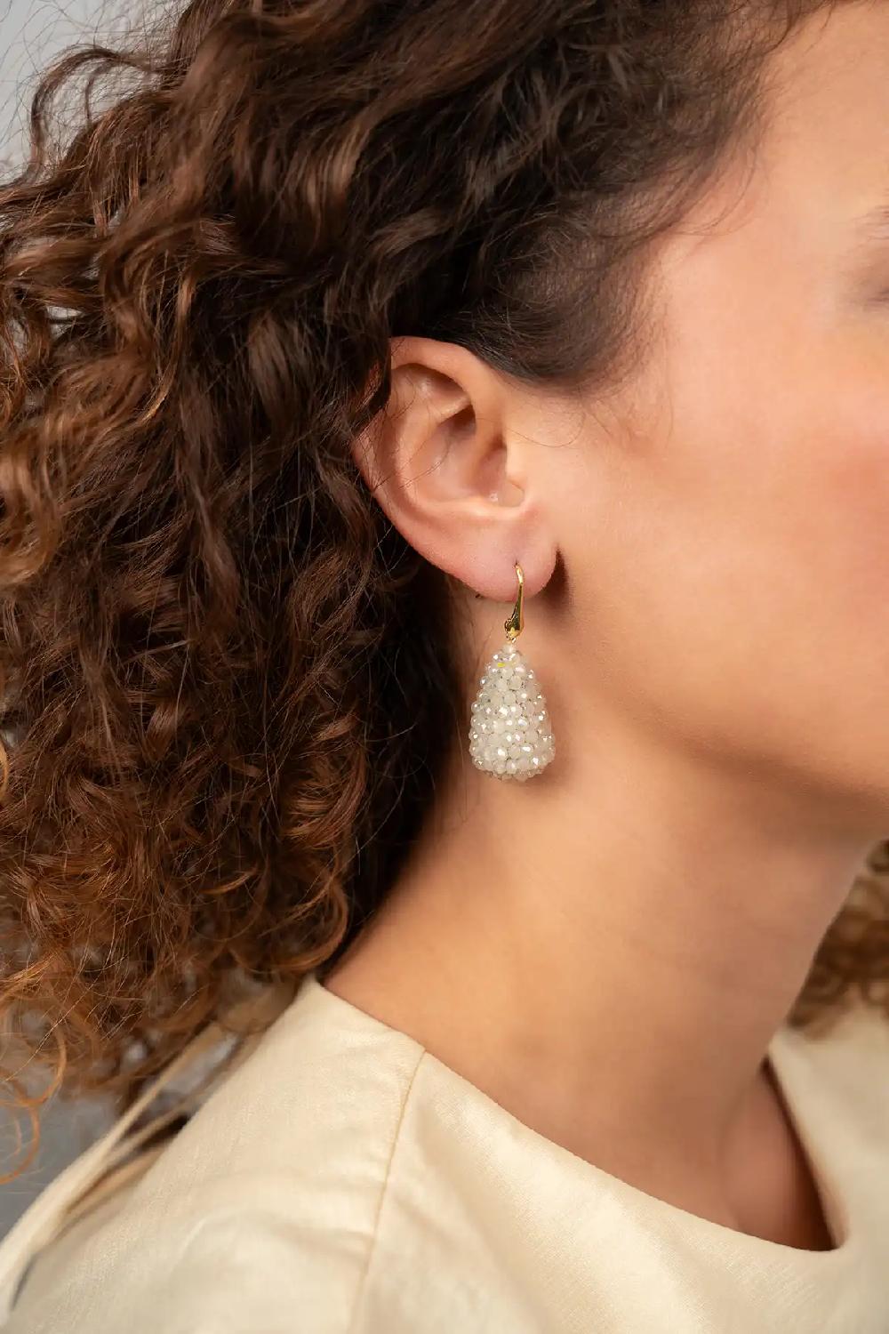 Lott. Gioielli Silver/Nude Oorbellen Amy Cone S