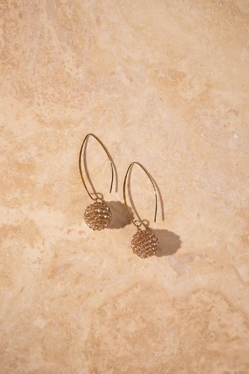 lott. gioielli Soft Champagne Oorbellen Globe S