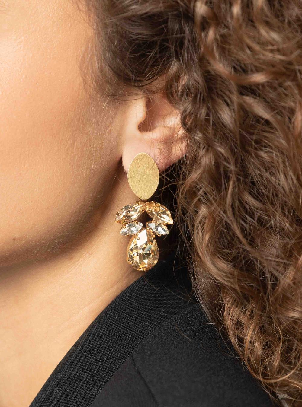 Lott. Gioielli Strass Oorbellen Joni