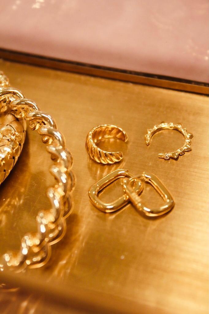 Lott. Gioielli Tiny By LOTT. Ear Cuff Crystal Spikes