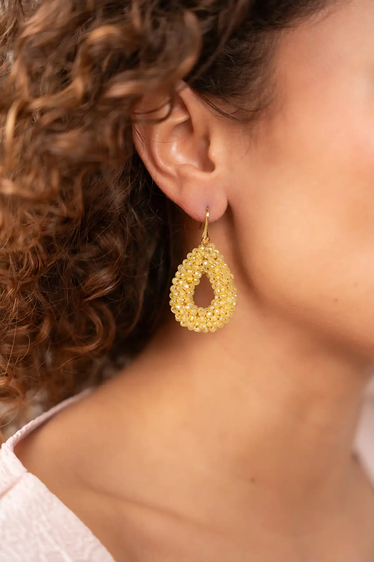 Lott. Gioielli Yellow/Gold Oorbellen Berry Drop S