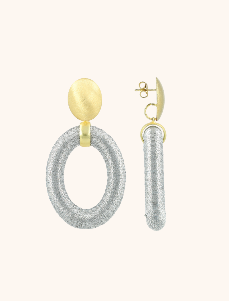 lott. gioielli Zilveren Oorbellen Faye Ovaal L