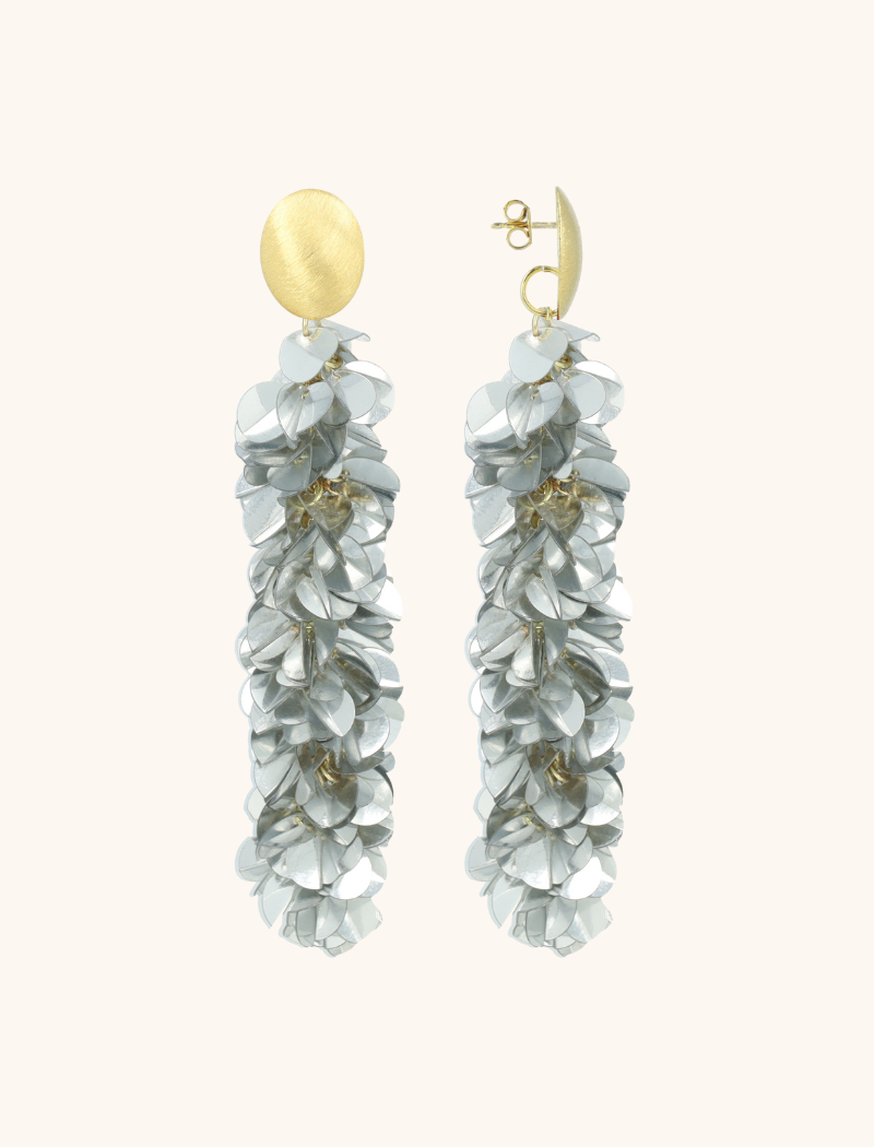 Lott. Gioielli Zilveren Sequin Oorbellen Snake L