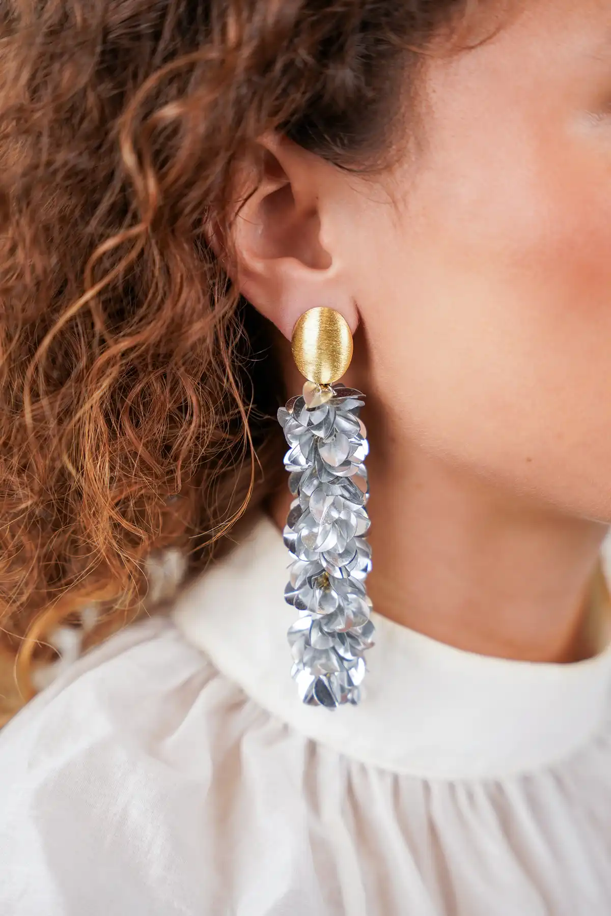 Lott. Gioielli Zilveren Sequin Oorbellen Snake L