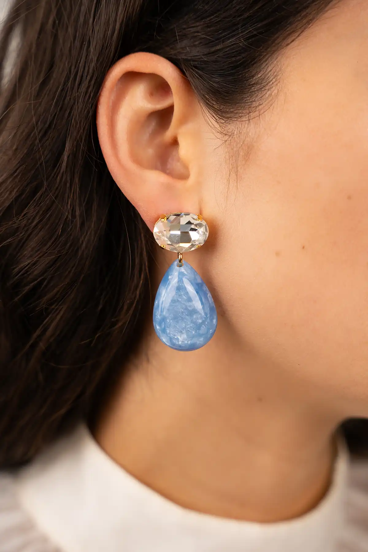 Lott. Gioielli Marble Azure Oorbellen Bliss Druppel S