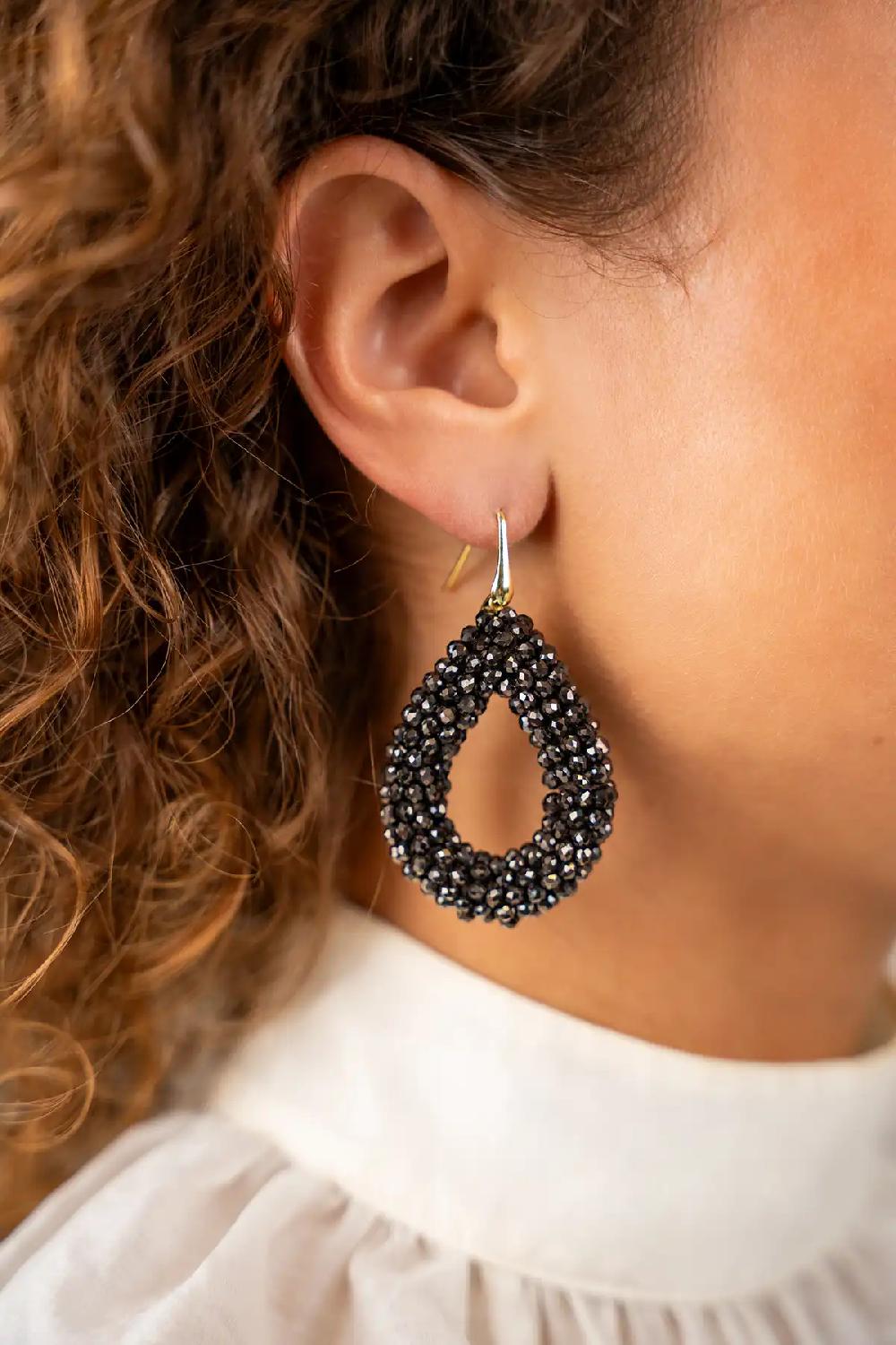 Lott. Gioielli Metallic Bruine Oorbellen Berry Drop L