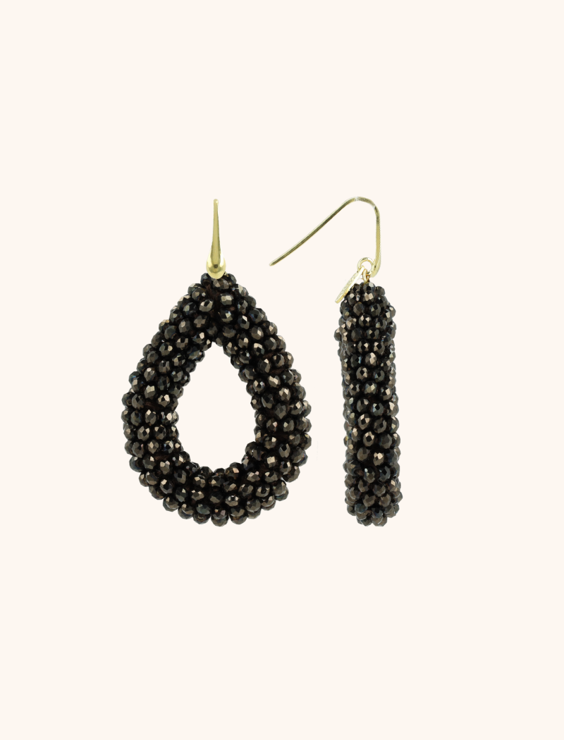 lott. gioielli Metallic Bruine Oorbellen Berry Drop L