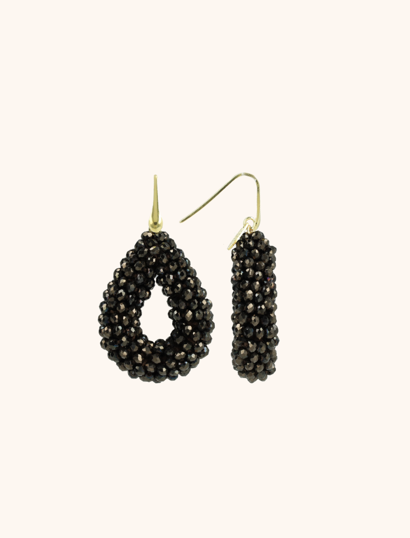 lott. gioielli Metallic Bruine Oorbellen Berry Drop S