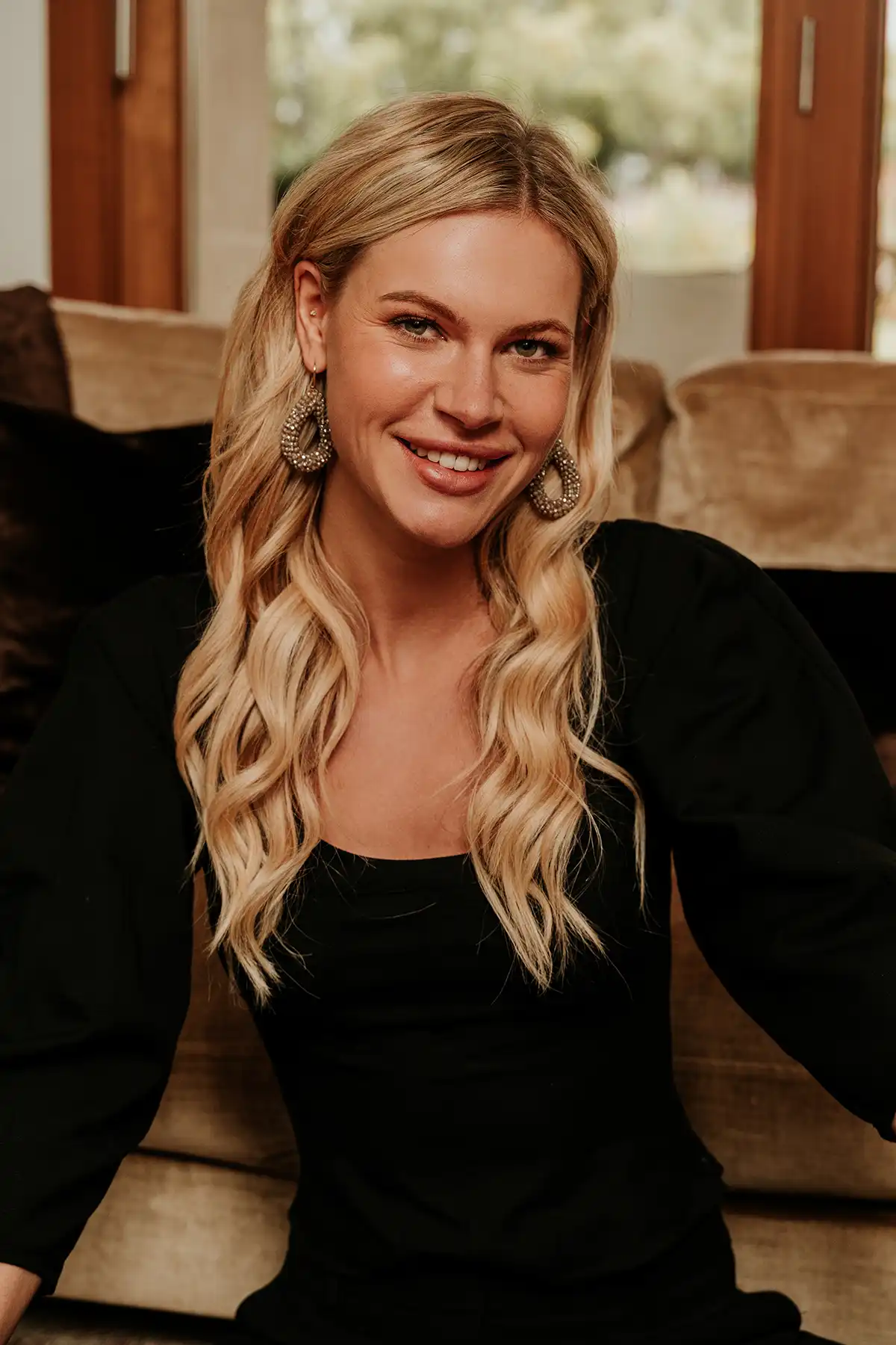 Lott. Gioielli Metallic Taupe Oorbellen Berry Drop L