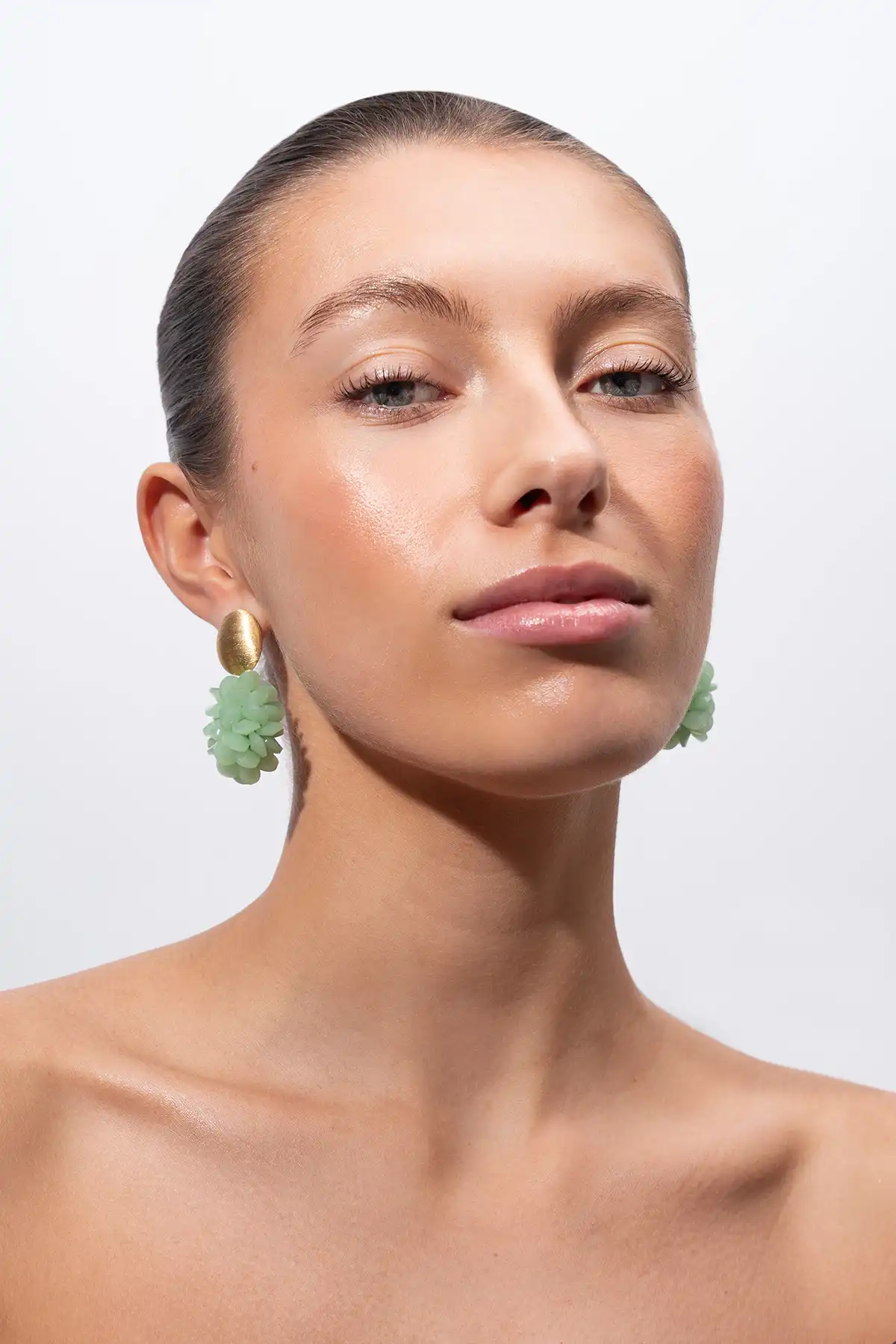 Lott. Gioielli Milk Mint Oorbellen Crystal Grape Sam