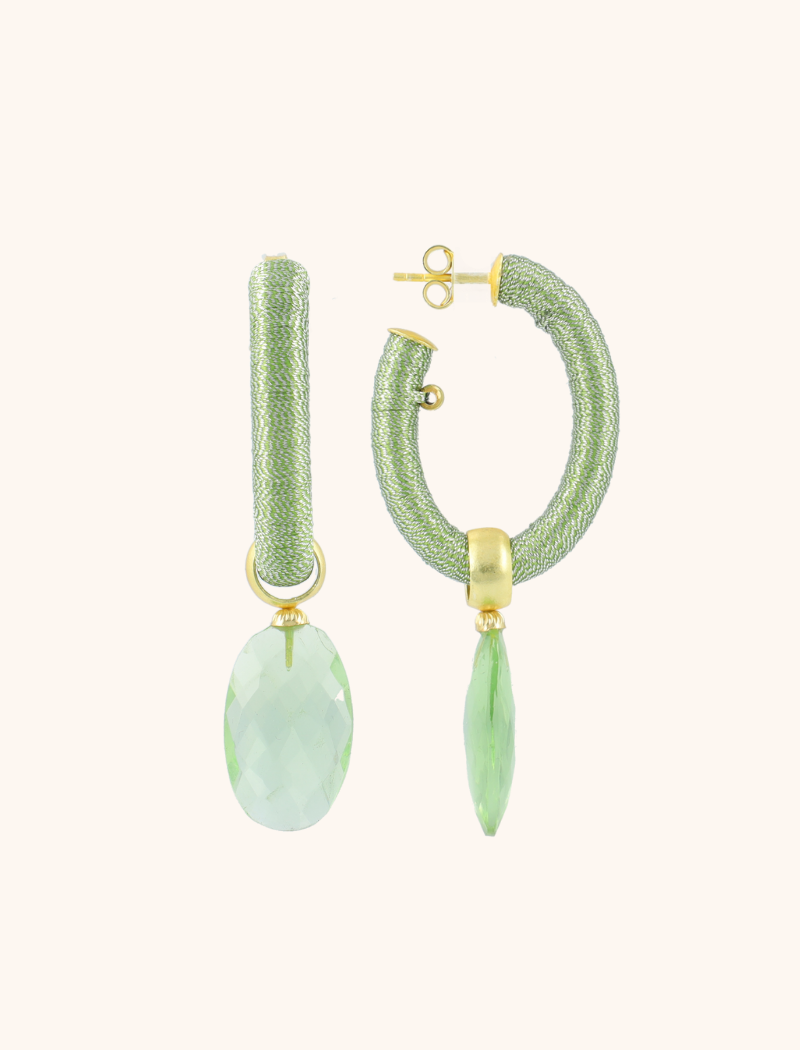 Lott. Gioielli Mint Oorbellen Evy Creool Ovaal M Mint