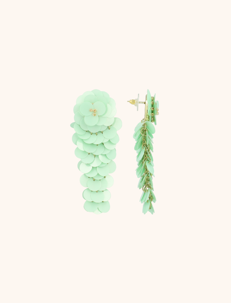 lott. gioielli Mint Oorbellen Linde Sequin Waterfall L