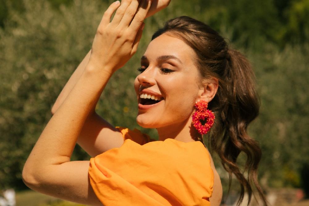 Lott. Gioielli Mixed Fuchsia Hart Oorbellen Valentina