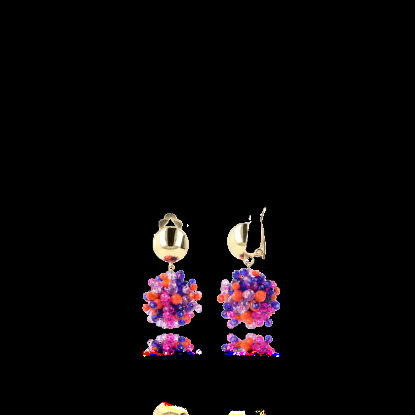 lott. gioielli Mixed koningsblauwe Clip oorbellen Louise Glassberry Globe S Dubbel Tonal