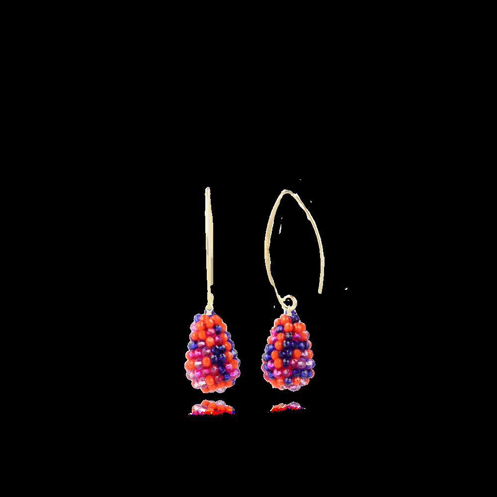 Lott. Gioielli Mixed Koningsblauwe Oorbellen Amy Glassberry Cone XS