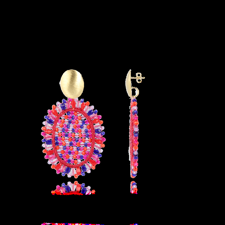 lott. gioielli Mixed koningsblauwe oorbellen Do Oval