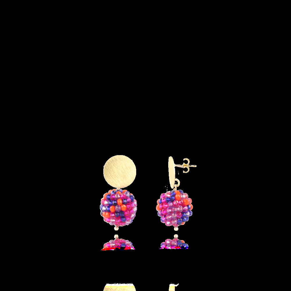 lott. gioielli Mixed Koningsblauwe Oorbellen Lexi Glassberry Globe S