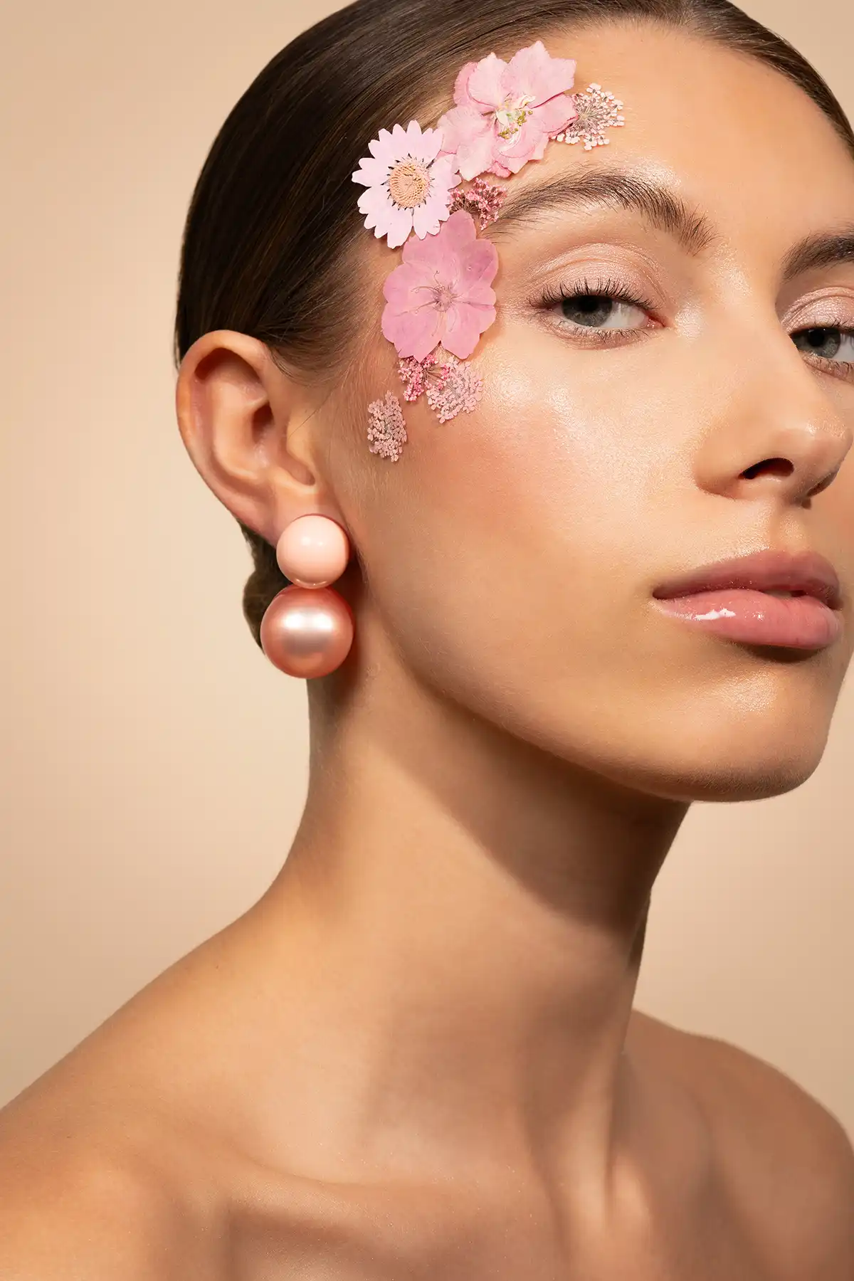 Lott. Gioielli Multi Rosa Oorbellen Gitte Bold Double Bubbles