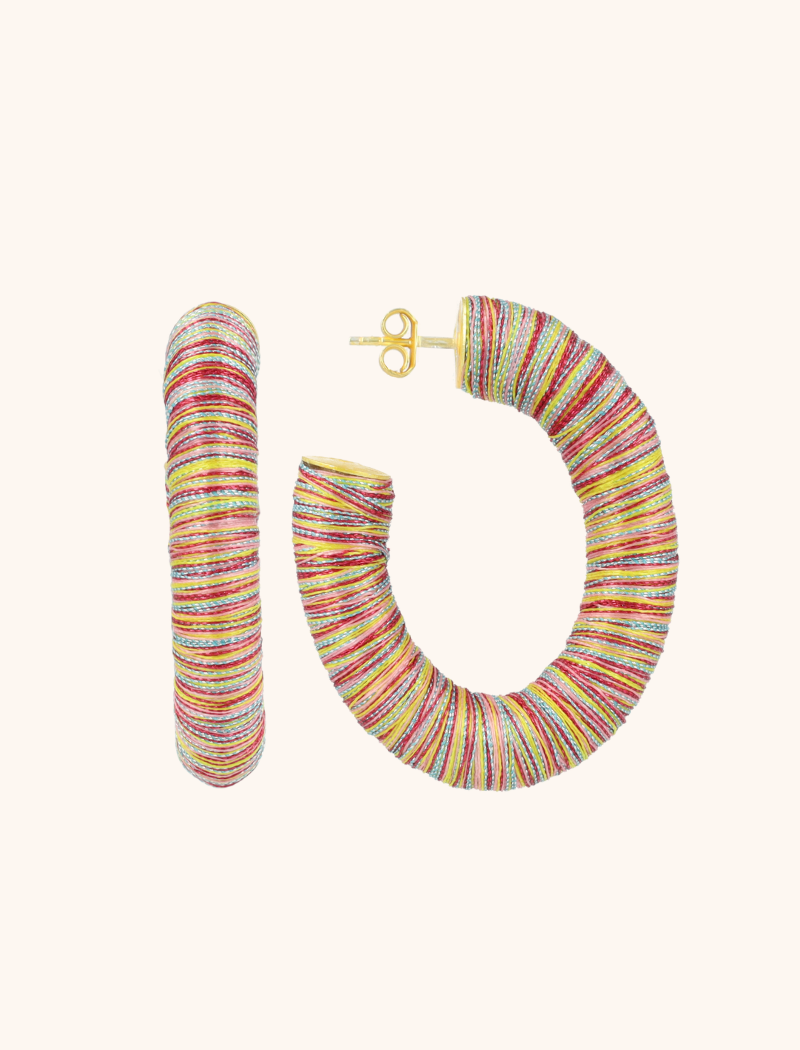 lott. gioielli Multicolor oorbellen Amara creool ovaal L