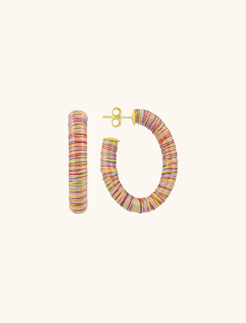 lott. gioielli Multicolor oorbellen Amara creool ovaal M