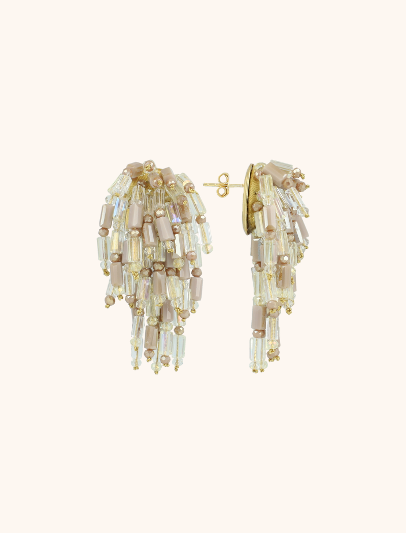 Lott. Gioielli Nude Mix Oorbellen Laura Tube Waterfall M