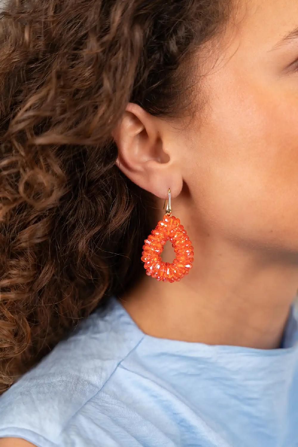 Lott. Gioielli Oranje Oorbellen Anne Druppel S Marquis Lion