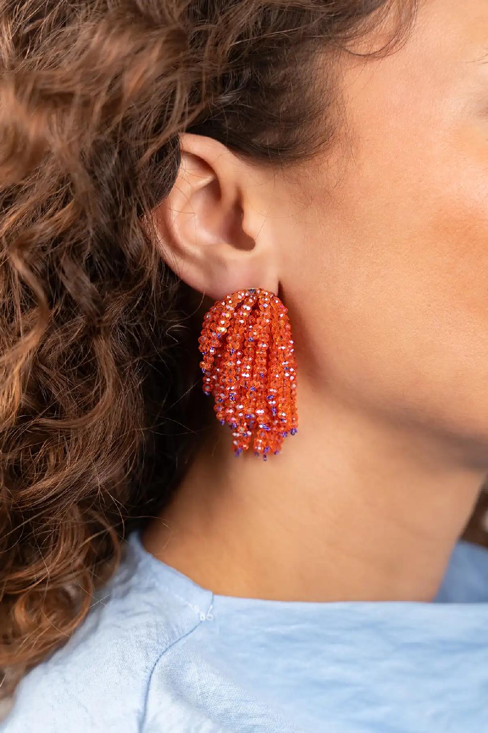 Lott. Gioielli Oranje Oorbellen Babette Glassberry Waterfall S