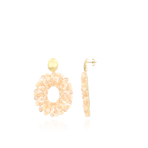 lott. gioielli Oranje Oorbellen Glassberry Mia Ovaal