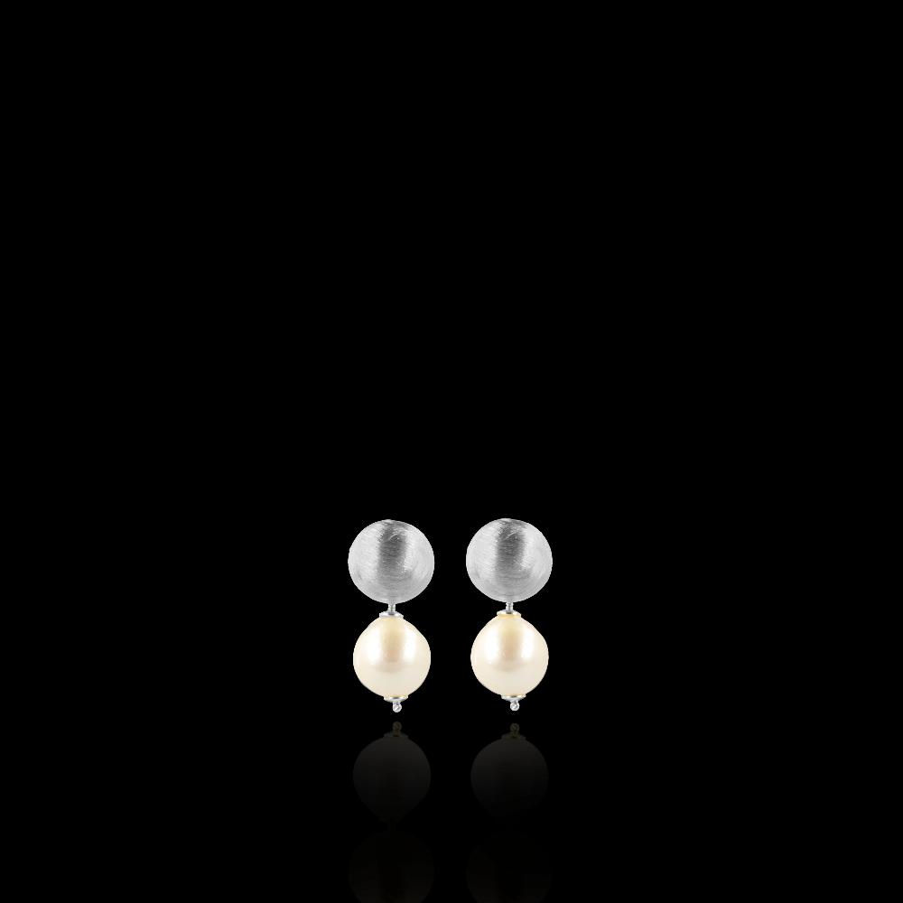 lott. gioielli Parel oorbellen Flore Wild Bol Light M