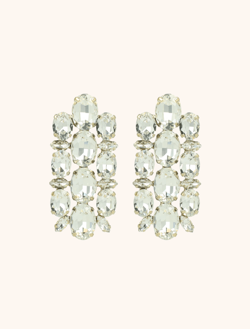 lott. gioielli Phila Oorbellen Ovaal Waterval XL Kristal