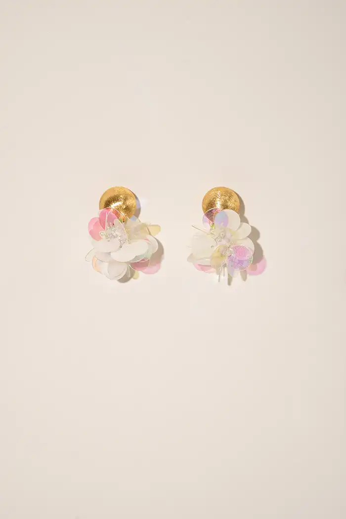 Lott. Gioielli Sequin Oorbellen Holo Parel Laure Globe S