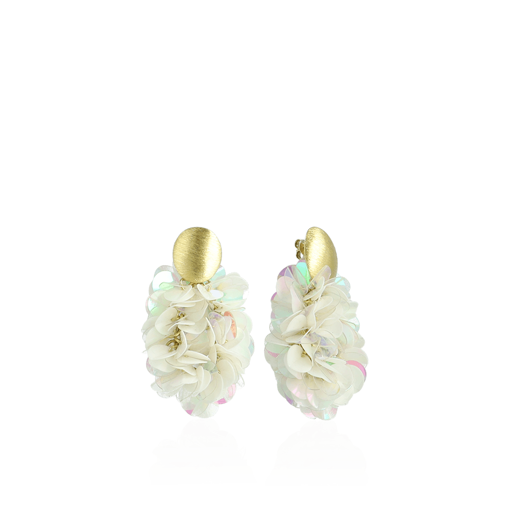 Lott. Gioielli Sequin Oorbellen Holo Parel Sas Oval M