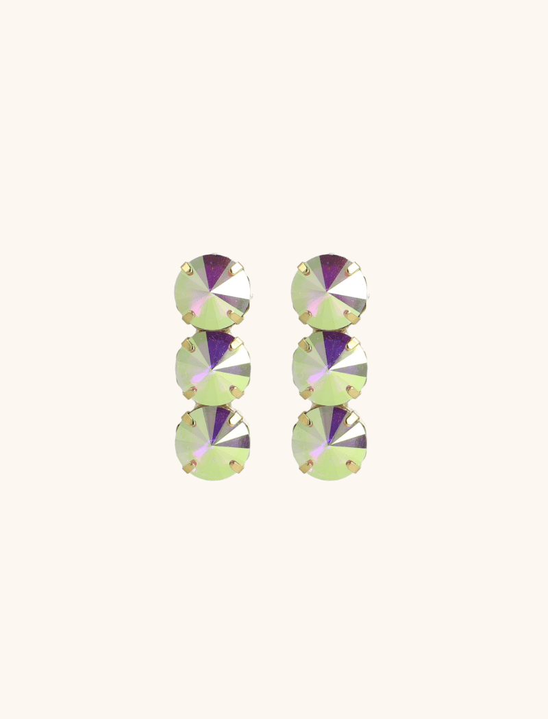 lott. gioielli Sjuul Oorbellen Octagon Fall Drie Stenen Holo