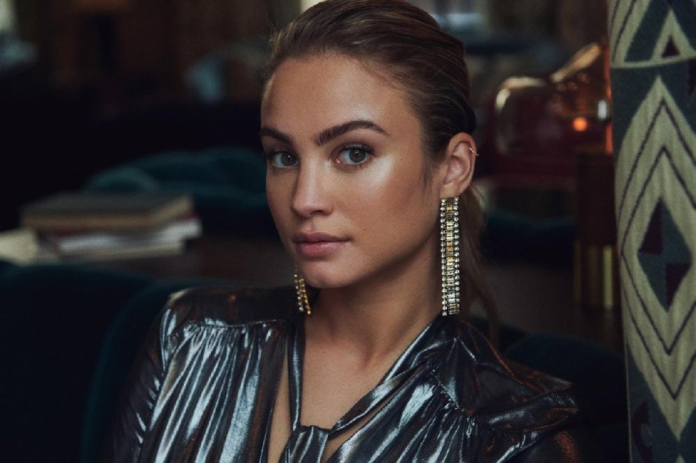 Lott. Gioielli Strass Oorbellen Abia Square Waterfall Crystal