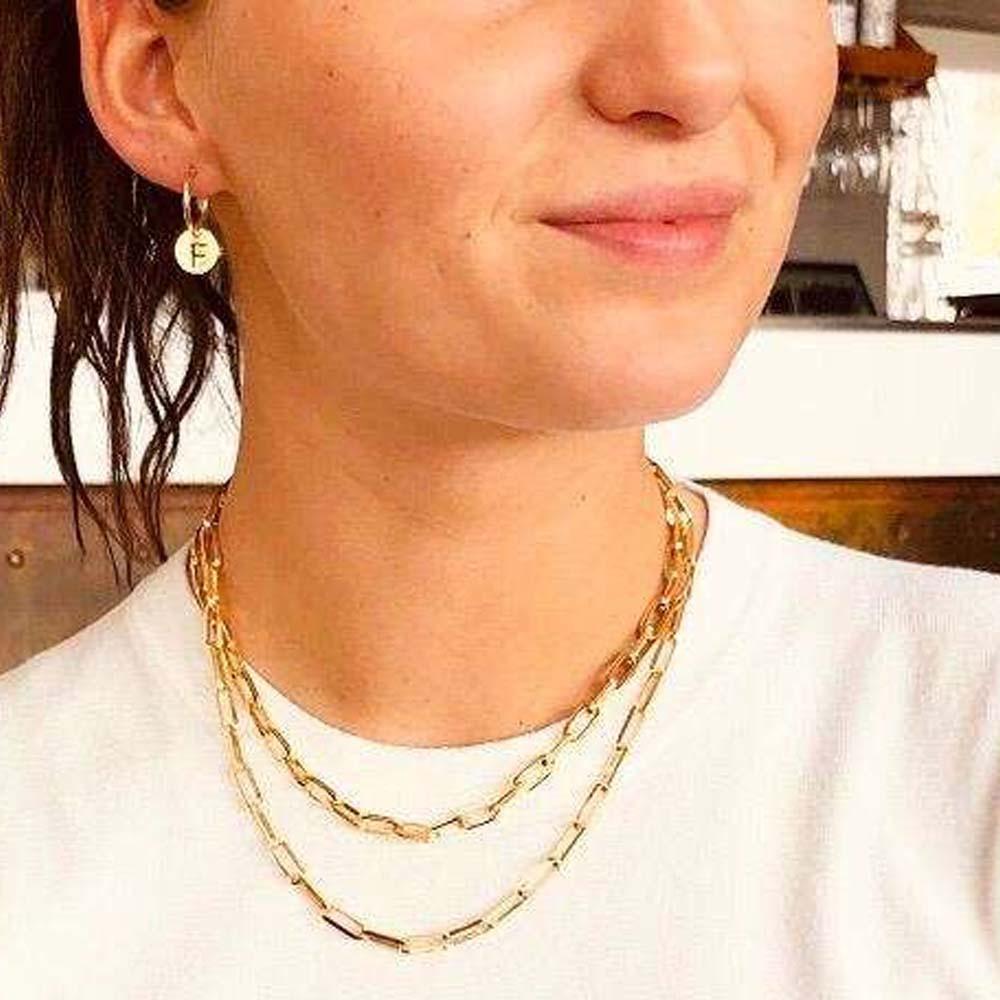 Lott. Gioielli Tiny By LOTT. Oorbel One Piece Initial