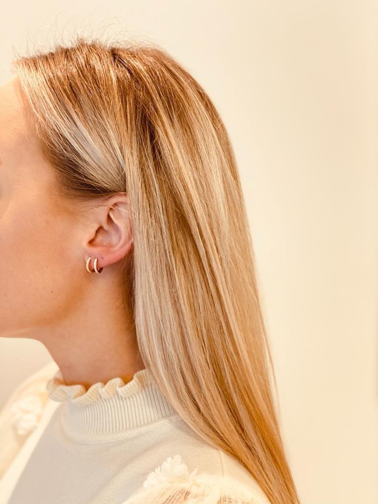 Lott. Gioielli Tiny By LOTT. Strass Creole Crystal XS