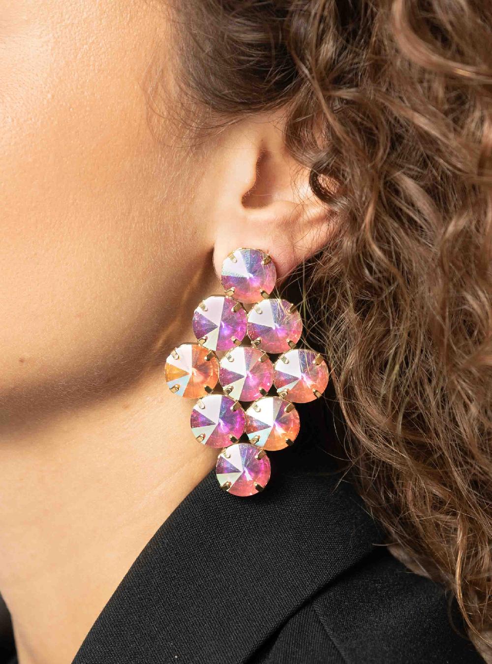 Lott. Gioielli Vita Oorbellen Octagon Diamant L Holo