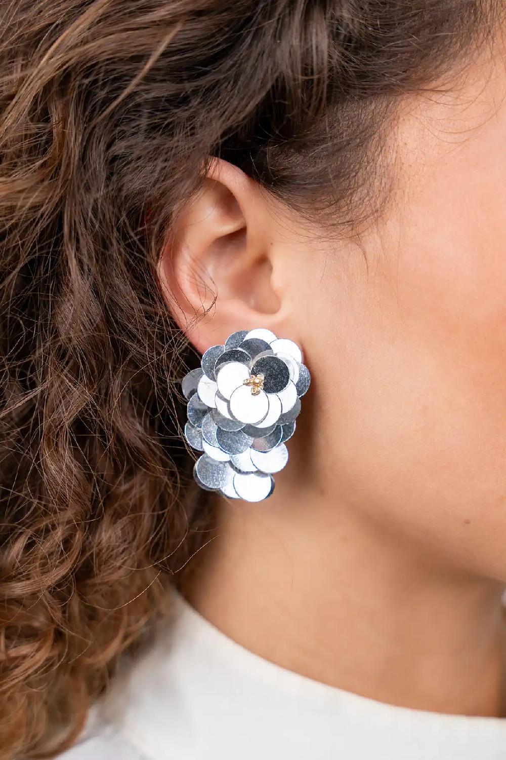 Lott. Gioielli Zilveren Sequin Oorbellen Waterfall M