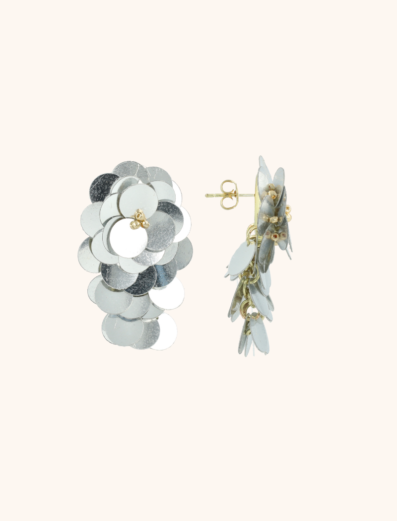 Lott. Gioielli Zilveren Sequin Oorbellen Waterfall M